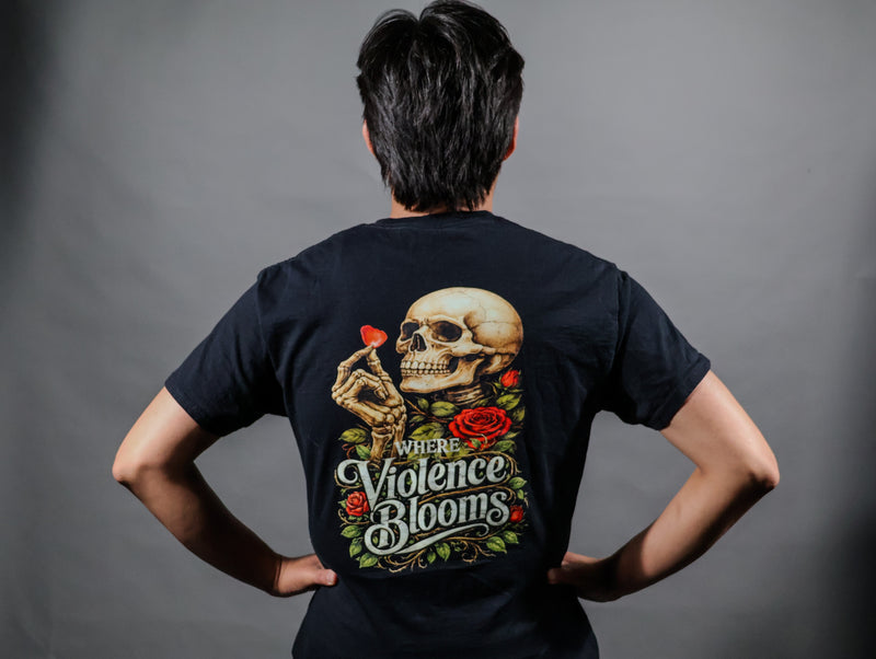 Where Violence Blooms Tee
